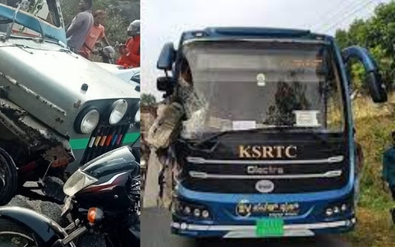 ಭೀಕರ ಅಪಘಾತ: ನಾಲ್ವರು ಸ್ಥಳದಲ್ಲೇ ಮೃತ್ಯು