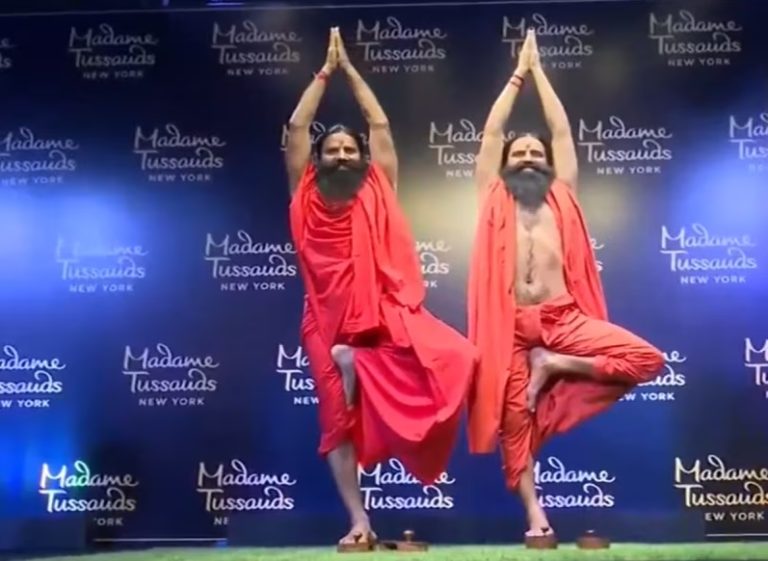 ಯೋಗ ಗುರು ರಾಮ್‌ದೇವ್ ಅವರ ಮೇಣದ ಪ್ರತಿಮೆ