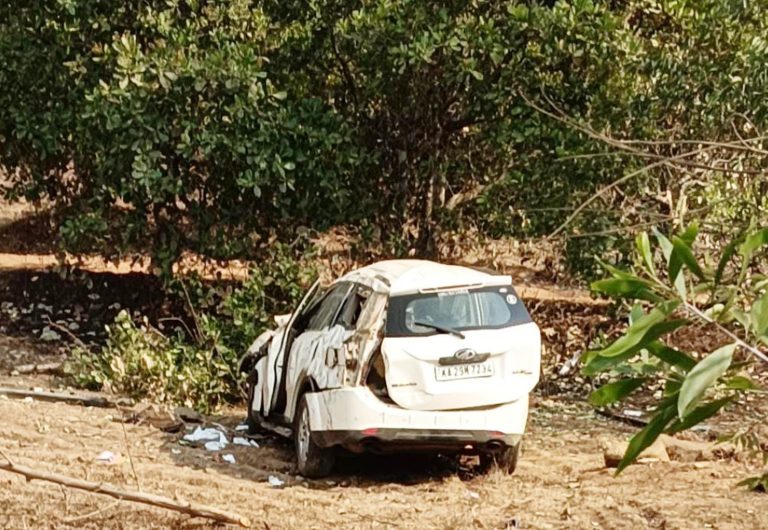 ಕಂದಕಕ್ಕೆ ಉರುಳಿದ ಕಾರು: ಬ್ರಾಹ್ಮಣ ಮಹಾಸಭಾ ಮುಖಂಡ ಸಾವು