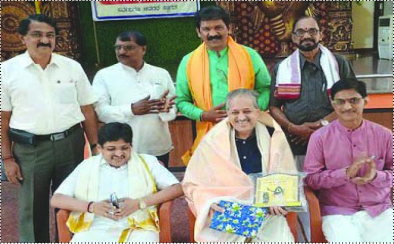 ಕೊಠಡಿ ನಿರ್ಮಾಣಕ್ಕೆ ಅನುದಾನ: ಯು.ಬಿ. ವೆಂಕಟೇಶ್‌ಗೆ ಸನ್ಮಾನ