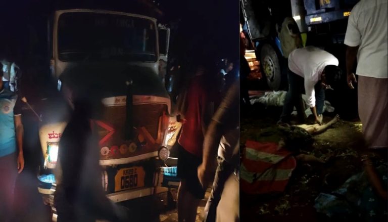 ಪಾದಚಾರಿಗಳ ಮೇಲೆ ಮೊಗಚಿ ಬಿದ್ದ ಟಿಪ್ಪರ್: ಒಂದೇ ಕುಟುಂಬದ ಐವರು ಸ್ಥಳದಲ್ಲೇ ಸಾವು