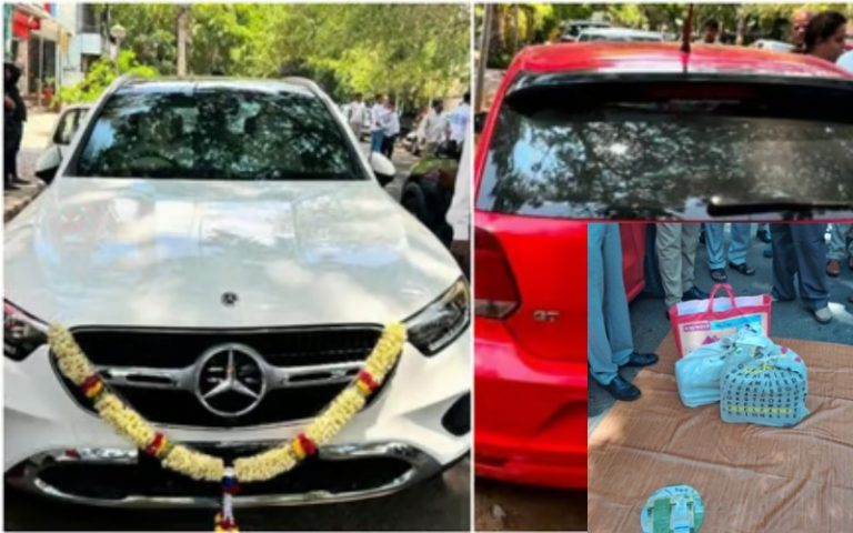 ಕಾರಿನಲ್ಲಿ ಕೋಟಿ ಕೋಟಿ ಹಣ ಪತ್ತೆ