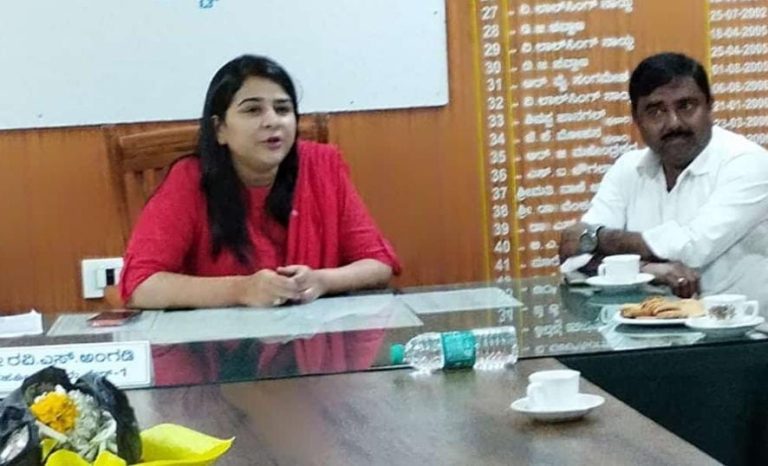 ತಹಶೀಲ್ದಾರ್‌ ಶೃತಿ ಅಧಿಕಾರ ಸ್ವೀಕಾರ