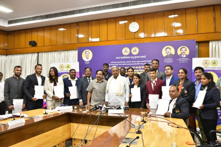 ಕ್ರೀಡಾಪಟುಗಳಿಗೆ ಉದ್ಯೋಗ ಭಾಗ್ಯ