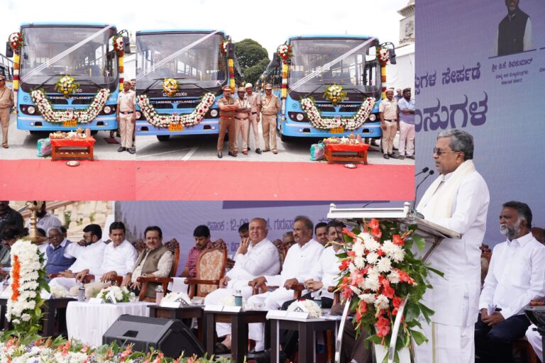 BS6 ಮಾದರಿಯ 100 ಹೊಸ ಬಿಎಂಟಿಸಿ ಬಸ್​ಗಳಿಗೆ ಚಾಲನೆ