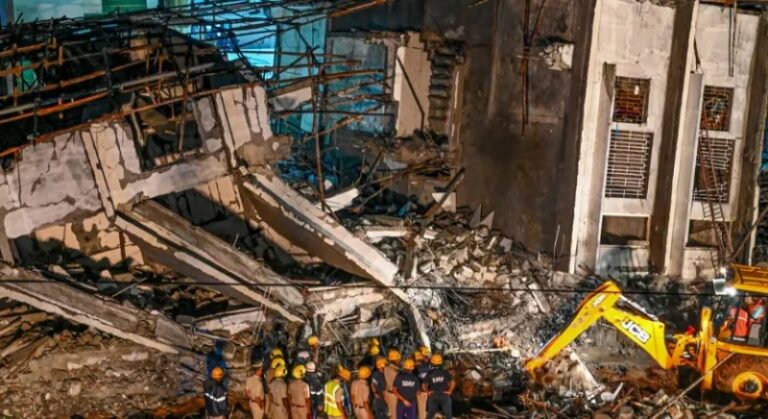 ನಿರ್ಮಾಣ ಹಂತದ ಕಟ್ಟಡ ಕುಸಿತ: ಸಾವಿನ ಸಂಖ್ಯೆ 5ಕ್ಕೆ ಏರಿಕೆ