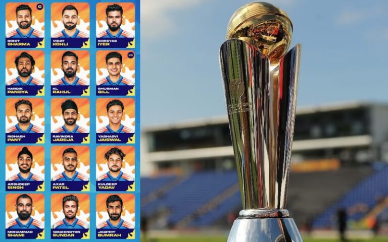 Champions Trophy 2025: ಭಾರತ ತಂಡ ಪ್ರಕಟ