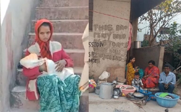 ಫೈನಾನ್ಸ್‌ ಸಾಲ: ಬಾಣಂತಿ, ಹಸುಗೂಸನ್ನು ಹೊರಗೆ ಹಾಕಿ ಮನೆ ಜಪ್ತಿ