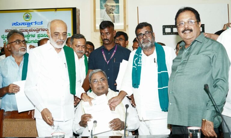 ರೈತರ ಬೇಡಿಕೆಗಳ ಈಡೇರಿಕೆಗೆ ಪ್ರಥಮ ಆದ್ಯತೆ