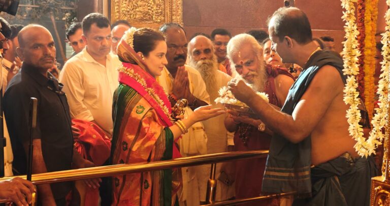 ಕಾಪುಗೆ ಭೇಟಿ ನೀಡಿದ ಕಂಗನಾ