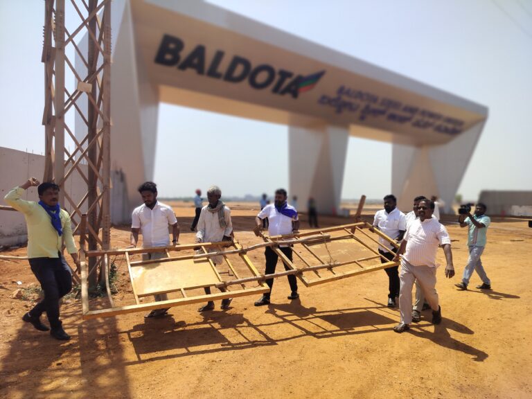 ಉಕ್ಕು ಕಾರ್ಖಾನೆ ಸಿದ್ಧತಾ ಕಾರ್ಯ ಸ್ಥಗಿತ