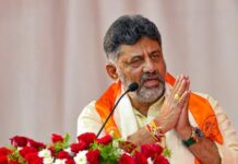ಗದಗಕ್ಕೆ ಸಿಎಂ ಡಿ.ಕೆ. ಶಿವಕುಮಾರ್ ಆಗಮನ: ಗಣ್ಯರಿಂದ ಸ್ವಾಗತ