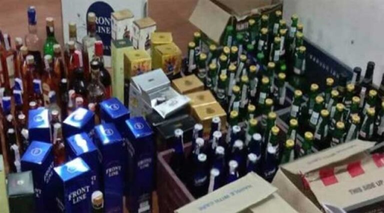 ಅಕ್ರಮ ಮದ್ಯ ಜಫ್ತಿ: 8 ಜನರ ಬಂಧನ