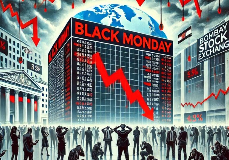 ಜಾಗತಿಕವಾಗಿ ಷೇರು ಮಾರುಕಟ್ಟೆಯಲ್ಲಿ ಕಪ್ಪು ಸೋಮವಾರ