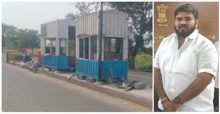 ದೇವದುರ್ಗ ಶಾಸಕಿ ಪುತ್ರನಿಂದಲೇ ಟೋಲ್‌ಗೇಟ್ ಧ್ವಂಸ