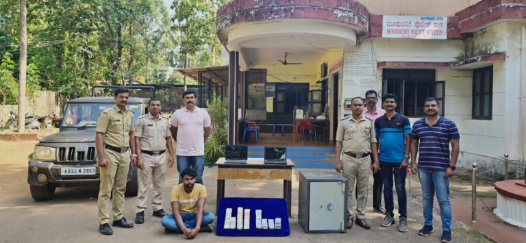 ಅಂತರ್ ಜಿಲ್ಲಾ ಕಳ್ಳನ ಬಂಧನ