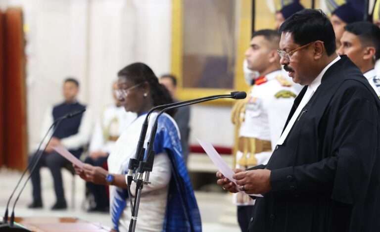 ಸುಪ್ರೀಂ ಕೋರ್ಟ್‌ನ ಸಿಜೆಐ ಆಗಿ ನ್ಯಾ.ಬಿ.ಆ‌ರ್. ಗವಾಯಿ ಪ್ರಮಾಣ ವಚನ ಸ್ವೀಕಾರ