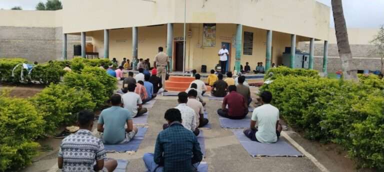 ಚಿತ್ರದುರ್ಗ ಕಾರಾಗೃಹದಲ್ಲಿ ಯೋಗ ದಿನಾಚರಣೆ