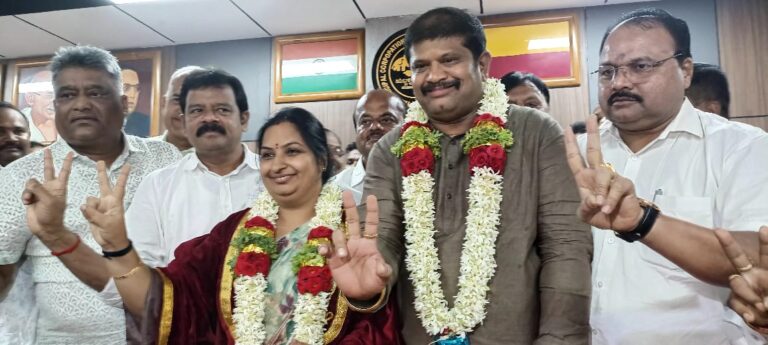 ಹುಬ್ಬಳ್ಳಿ-ಧಾರವಾಡ ಮಹಾನಗರ ಪಾಲಿಕೆ: ನೂತನ ಮೇಯರ್ ಜ್ಯೋತಿ ಪಾಟೀಲ, ಸಂತೋಷ ಚವ್ಹಾಣ ಉಪಮೇಯರ್