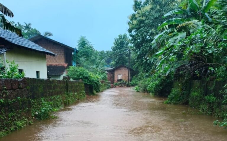 10 ವರ್ಷದಿಂದ ನೀರಿನಲ್ಲೇ ಸಂಚಾರ: ಶಾಸಕರಿಗೆ ಕೇಳಿಲ್ಲ ಕುಮಟಾದ ಸೋಕನಮಕ್ಕಿ ಜನರ ಕೂಗು!