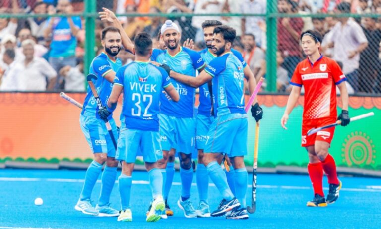Hockey Asia Cup: ಜಪಾನ್ ಸೋಲಿಸಿ ಸೂಪರ್ 4 ಹಂತಕ್ಕೆ ಅರ್ಹತೆ ಪಡೆದ ಭಾರತ