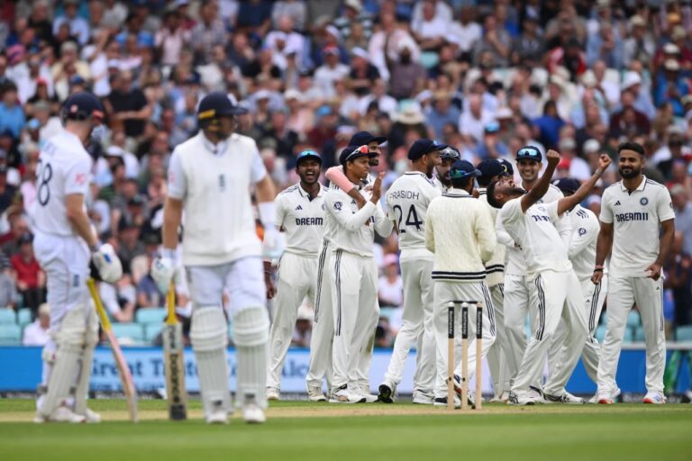 India-England 5th Test:‌‌ ಸಿರಾಜ್, ಪ್ರಸಿದ್ಧ್ ಅಬ್ಬರ, 247ಕ್ಕೆ ಇಂಗ್ಲೆಂಡ್‌ ಆಲೌಟ್