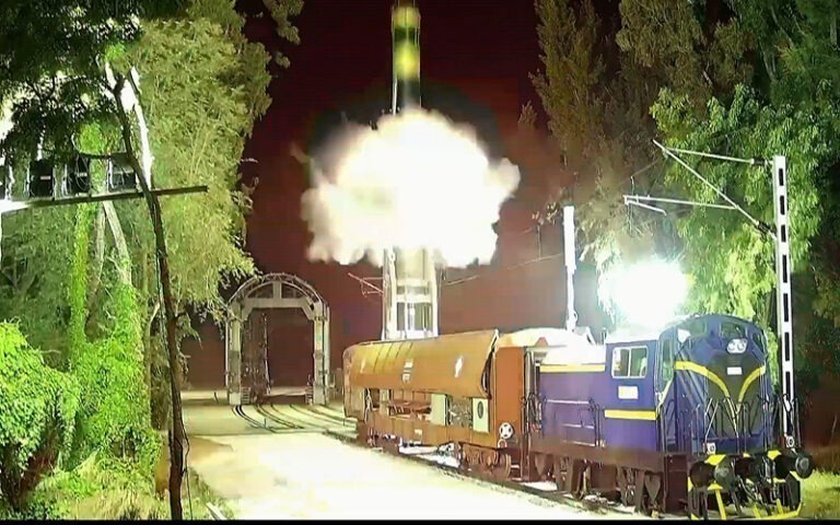 ರೈಲು ಆಧಾರಿತ ಲಾಂಚರ್‌ನಿಂದ ಅಗ್ನಿ-ಪ್ರೈಮ್ ಕ್ಷಿಪಣಿ ಯಶಸ್ವಿ ಪರೀಕ್ಷೆ