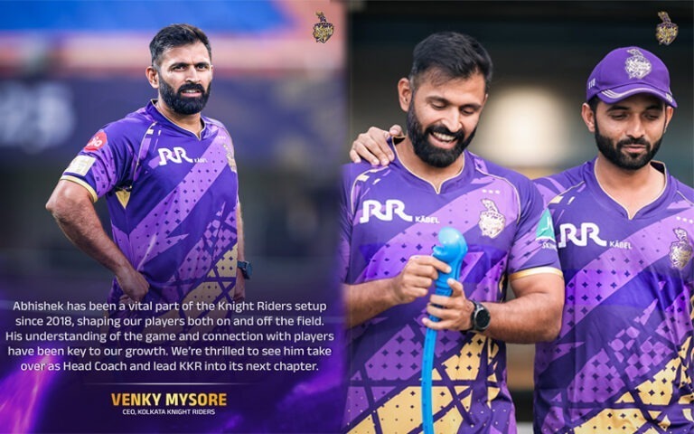 IPL2026: KKR ತಂಡದ ಮುಖ್ಯ ಕೋಚ್ ಆಗಿ ಅಭಿಷೇಕ್ ನಾಯರ್