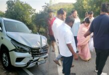 ದೇವದುರ್ಗ ಶಾಸಕರ ಕಾರು ಅಪಘಾತ