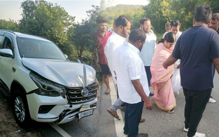 ದೇವದುರ್ಗ ಶಾಸಕರ ಕಾರು ಅಪಘಾತ