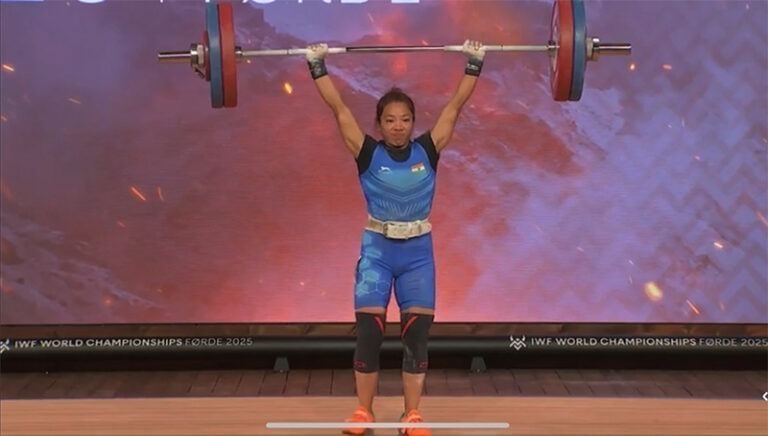 ವಿಶ್ವ ವೇಟ್‌ಲಿಫ್ಟಿಂಗ್ ಚಾಂಪಿಯನ್‌ಶಿಪ್‌: ಮೀರಾಬಾಯಿ ಚಾನು ಸಾಧನೆ