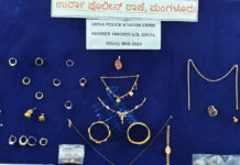 20 ಲಕ್ಷ ಮೌಲ್ಯದ ಚಿನ್ನಾಭರಣ ಕಳವು 20 ಗಂಟೆಯೊಳಗೆ ಪತ್ತೆಹಚ್ಚಿದ ಪೊಲೀಸರು