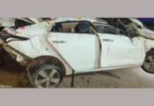 ಚೆನ್ನೈ ಬೆಂಗಳೂರು ಎಕ್ಸ್ಪ್ರೆಸ್ವೇನಲ್ಲಿ ಕಾರು ಪಲ್ಟಿ: ನಾಲ್ವರ ಸಾವು