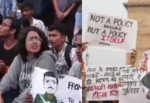 ದೆಹಲಿಯಲ್ಲಿ ‘ನಕ್ಸಲ್’ ಆರ್ಭಟ: ಮಾಲಿನ್ಯದ ಪ್ರತಿಭಟನೆಯಲ್ಲಿ ಪೊಲೀಸರಿಗೇ ಬಿತ್ತು ಪೆಪ್ಪರ್ ಸ್ಪ್ರೇ!