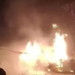 ಎಥೆನಾಲ್ ಟ್ಯಾಂಕರ್ಗೆ ಬೆಂಕಿ: ಚಾಲಕ ಸಜೀವ ದಹನ