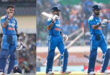 ರಾಂಚಿಯಲ್ಲಿ ‘ಕಿಂಗ್’ ಕೊಹ್ಲಿ ರೌದ್ರಾವತಾರ: ಒಂದೇ ಓವರ್ನಲ್ಲಿ 21 ರನ್, ಸಚಿನ್ ದಾಖಲೆ ಉಡೀಸ್!