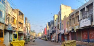 ಗದಗ: ಲಕ್ಷ್ಮೇಶ್ವರ ಬಂದ್ ಸಂಪೂರ್ಣ ಯಶಸ್ವಿ