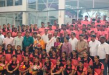 ಮಂಗಳೂರಿನ ಹೆಮ್ಮೆಯ ಪ್ರತಿಭೆ ಧನಲಕ್ಷ್ಮೀ ಪೂಜಾರಿಗೆ ಭವ್ಯ ಸ್ವಾಗತ