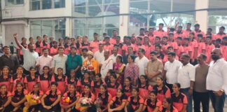 ಮಂಗಳೂರಿನ ಹೆಮ್ಮೆಯ ಪ್ರತಿಭೆ ಧನಲಕ್ಷ್ಮೀ ಪೂಜಾರಿಗೆ ಭವ್ಯ ಸ್ವಾಗತ