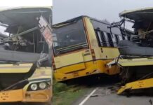 ರಕ್ತಸಿಕ್ತವಾಯ್ತು ಭಾನುವಾರ: ತಮಿಳುನಾಡಿನಲ್ಲಿ ಸರ್ಕಾರಿ ಬಸ್ಗಳ ಮುಖಾಮುಖಿ ಡಿಕ್ಕಿ, 11 ಸಾವು!