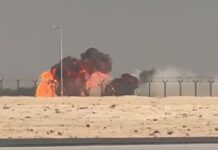 ದುಬೈ ಏರ್ಶೋದಲ್ಲಿ ತೇಜಸ್ ಯುದ್ಧವಿಮಾನ ದುರಂತ