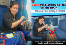 ರೈಲಿನಲ್ಲಿ ಕೆಟಲ್ ಬಳಸಿ ಮ್ಯಾಗಿ ಮಾಡಿದ ಮಹಿಳೆ: ಇಲಾಖೆಯಿಂದ ಎಚ್ಚರಿಕೆ ಸಂದೇಶ