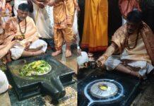ಆತ್ಮಲಿಂಗಕ್ಕೆ ಡಿಸಿಎಂ ಡಿ.ಕೆ. ಶಿವಕುಮಾರ್ ವಿಶೇಷ ಪೂಜೆ