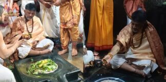 ಆತ್ಮಲಿಂಗಕ್ಕೆ ಡಿಸಿಎಂ ಡಿ.ಕೆ. ಶಿವಕುಮಾರ್ ವಿಶೇಷ ಪೂಜೆ