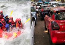 ದಾಂಡೇಲಿ: ಹೊಸ ವರ್ಷಾಚರಣೆಗೆ ಪ್ರವಾಸಿಗರ ಭಾರೀ ದಂಡು – ರಾಜ್ಯ ಹೆದ್ದಾರಿಯಲ್ಲಿ ಟ್ರಾಫಿಕ್ ಜಾಮ್