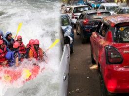 ದಾಂಡೇಲಿ: ಹೊಸ ವರ್ಷಾಚರಣೆಗೆ ಪ್ರವಾಸಿಗರ ಭಾರೀ ದಂಡು – ರಾಜ್ಯ ಹೆದ್ದಾರಿಯಲ್ಲಿ ಟ್ರಾಫಿಕ್ ಜಾಮ್