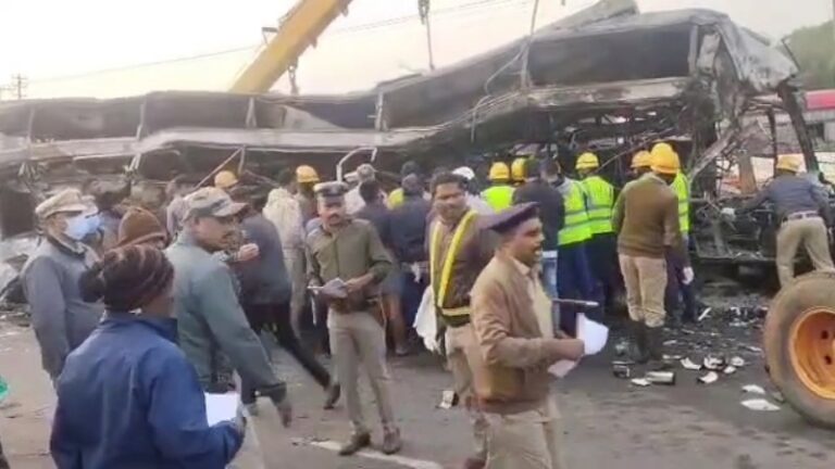 ಚಿತ್ರದುರ್ಗ ಖಾಸಗಿ ಬಸ್ ಅಪಘಾತ: ಸಾವಿನ ಸಂಖ್ಯೆಯಲ್ಲಿ ಗೊಂದಲ