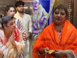 ಶಿರಡಿ ಸಾಯಿಬಾಬಾ ಸನ್ನಿಧಿಗೆ ಚಿನ್ನದ ಕಿರೀಟ ಅರ್ಪಿಸಿದ ನಟಿ ಮಾಲಾಶ್ರೀ