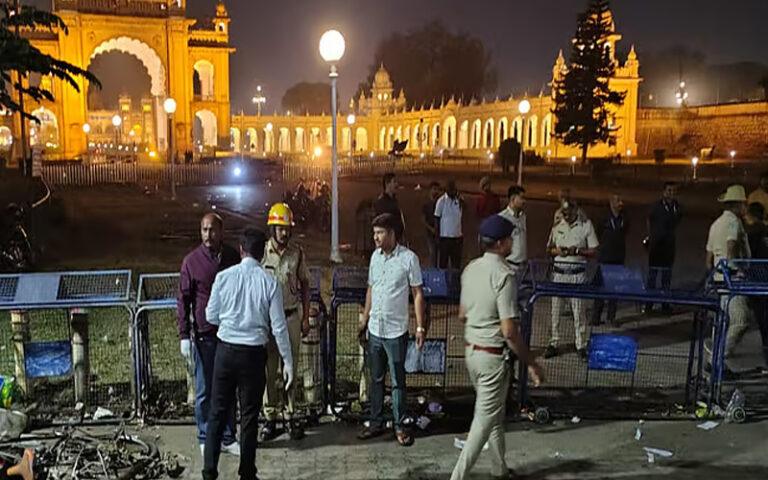 ಅರಮನೆ ಬಳಿ ಸಿಸಿ ಕ್ಯಾಮೆರಾದಲ್ಲಿ ಸೆರೆಯಾಗದ ಸ್ಫೋಟದ ದೃಶ್ಯ!