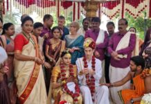 ನ್ಯೂಜಿಲೆಂಡ್ ವರ, ಚಳ್ಳಕೆರೆ ವಧು: ದಾವಣಗೆರೆಯಲ್ಲಿ ಅಪರೂಪದ ಹಿಂದೂ ಸಂಪ್ರದಾಯದ ಮದುವೆ